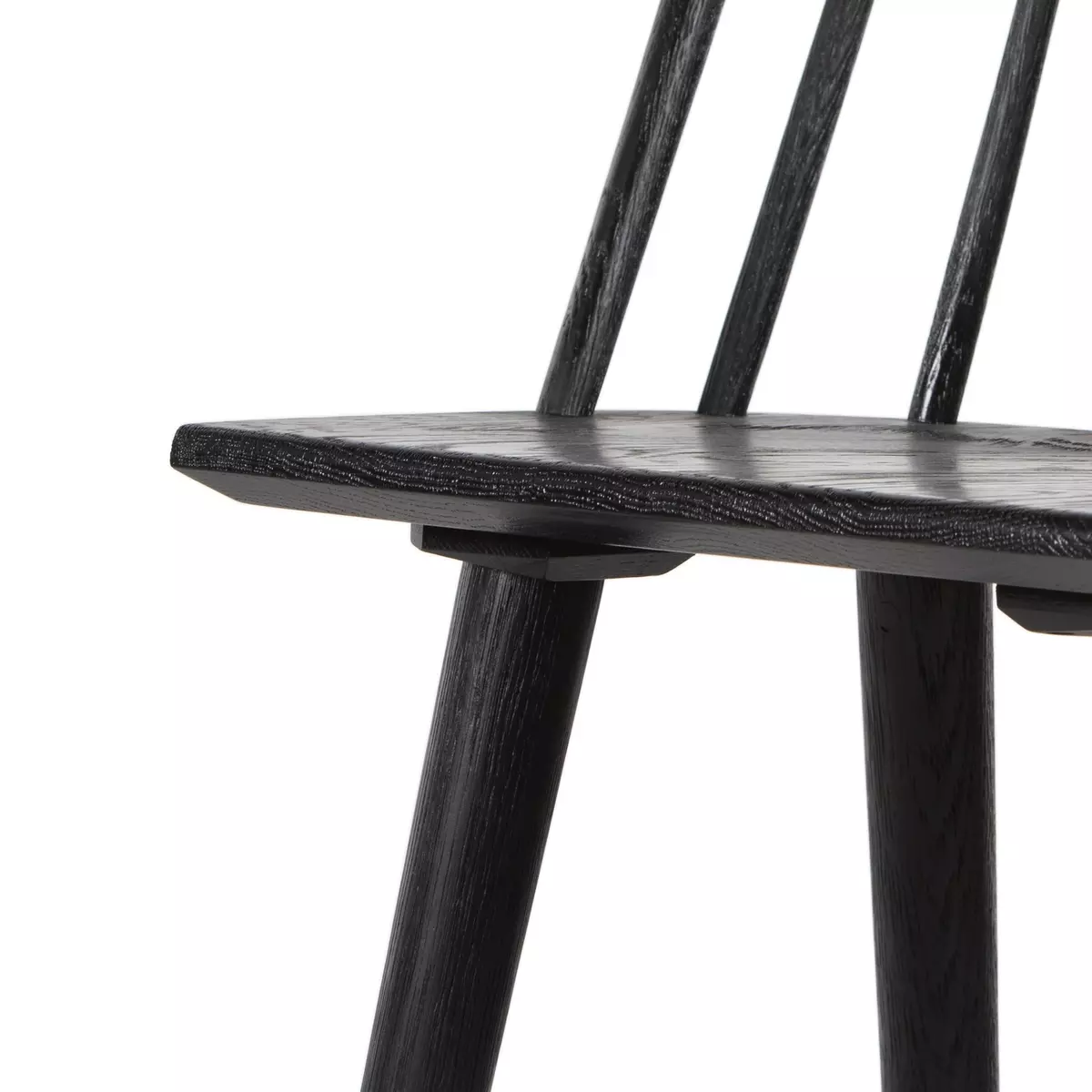 Lewis Windsor Bar Counter Stool Black Oak Four Hands   107651 020 DET 1 