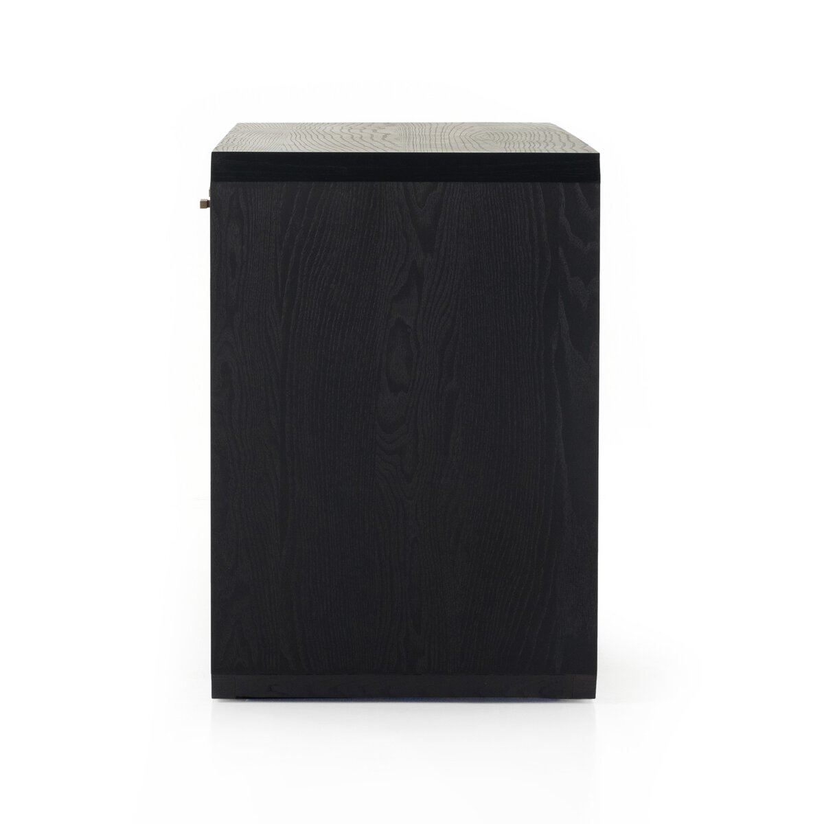 Caspian Console Table Black Ash Veneer Four Hands Caspian Console Table Black Ash Veneer Four Hands