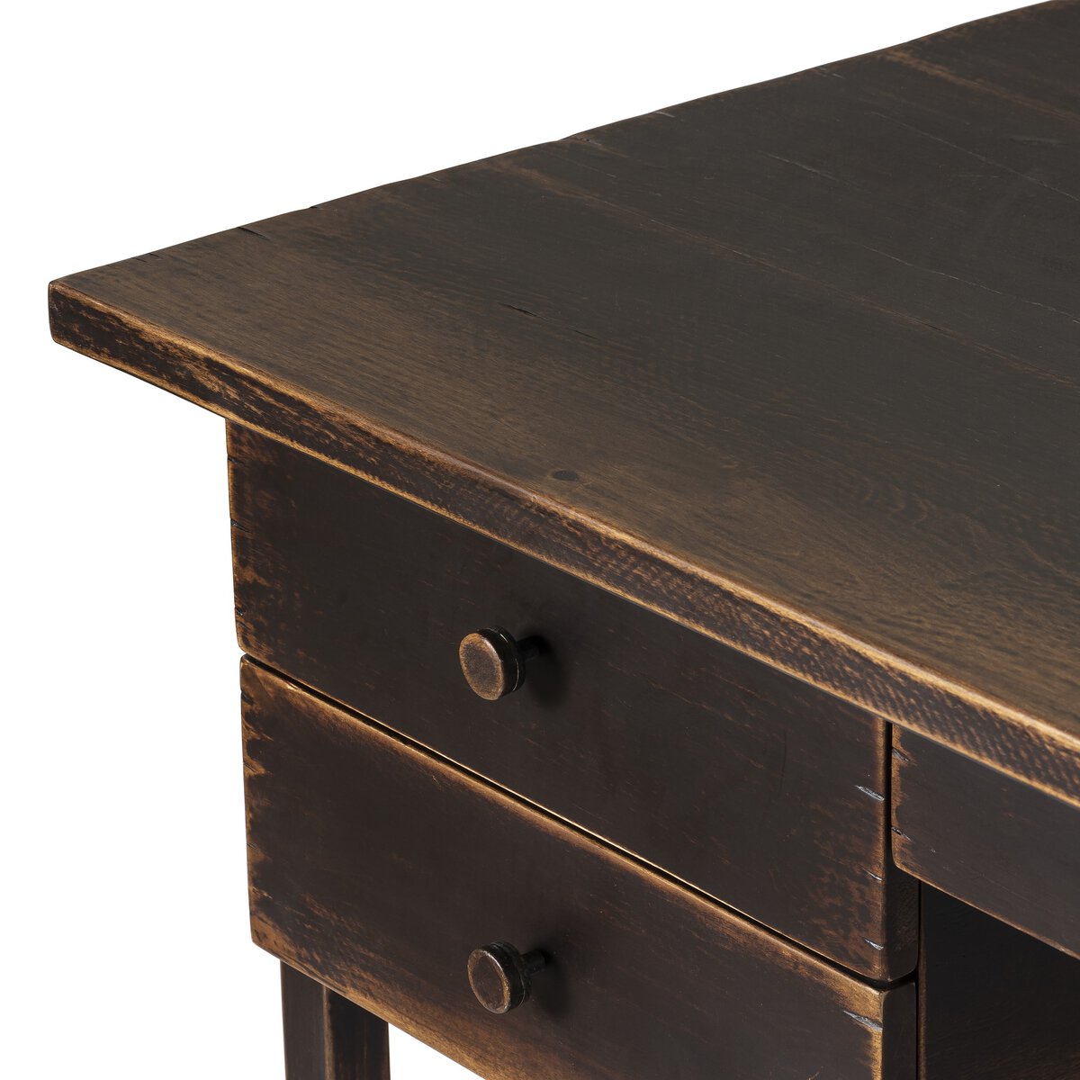 Reign Desk Distressed Walnut Four Hands Reign Desk Distressed Walnut Four Hands