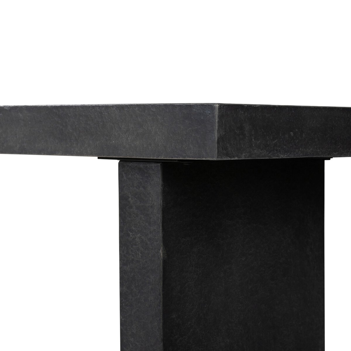 Huesca Outdoor Console Table Distressed Graphite Concrete Four Hands