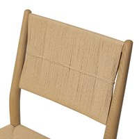 Dara Dining Chair Natural Paper Cord Four Hands