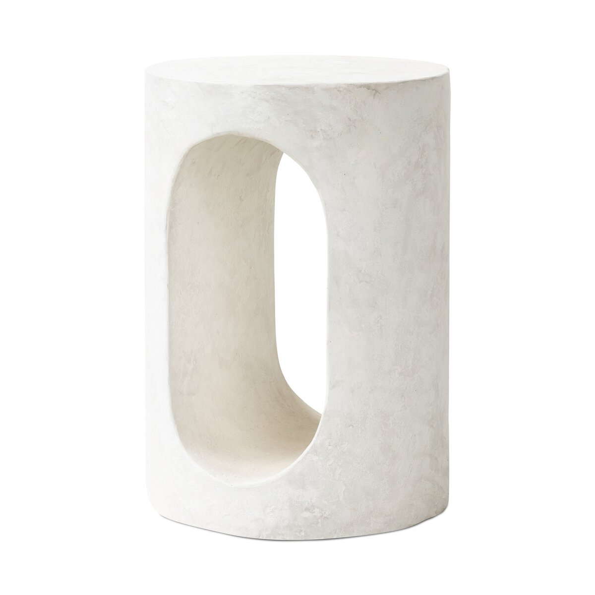 Samson End Table Textured Lunar Concrete Four Hands