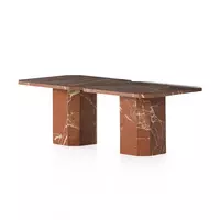 Edina Coffee Table-Small Tables Rusty Marble Four Hands