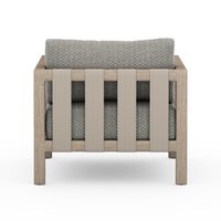 Sonoma Outdoor Chair, Washed Brown Faye Ash Four Hands