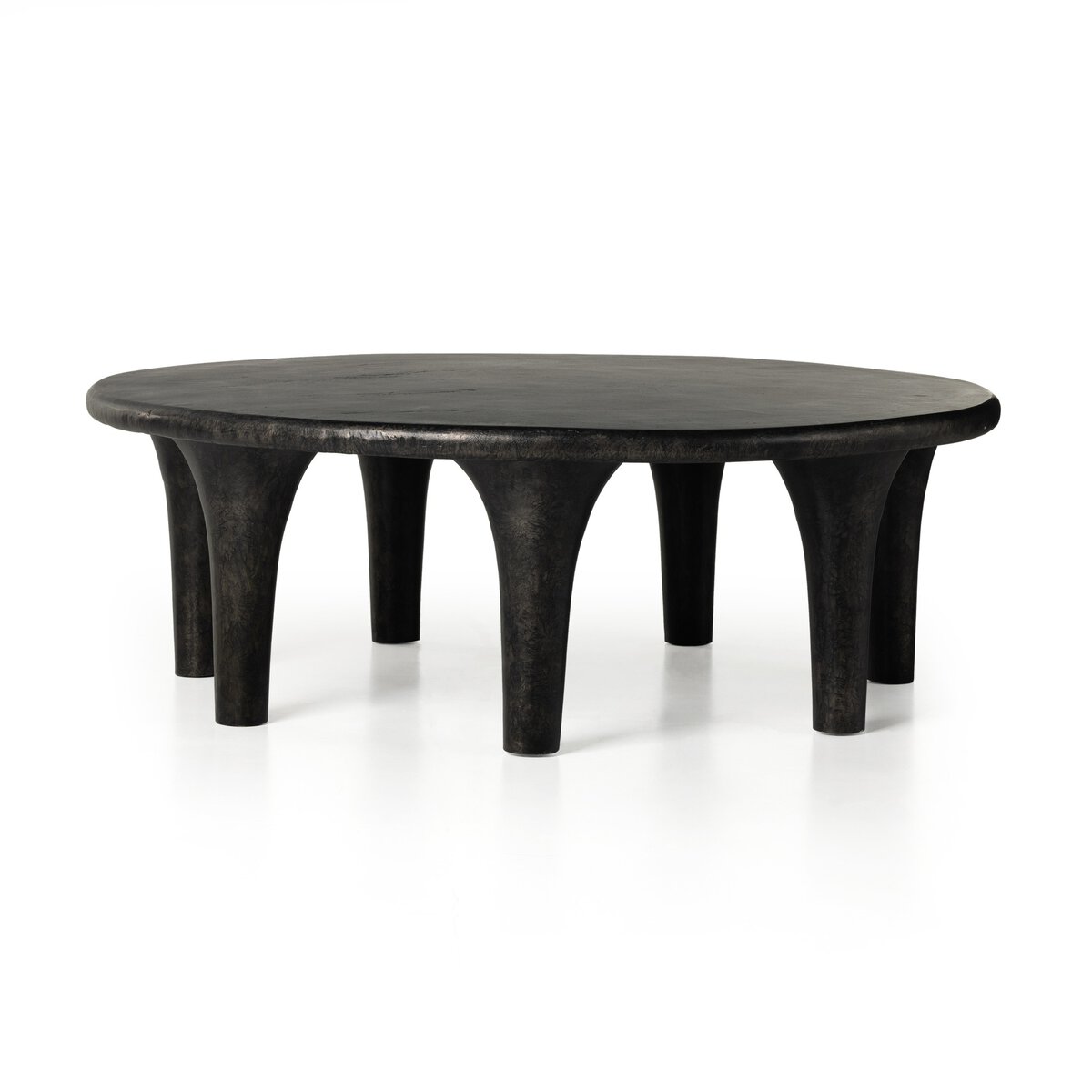 Kelden Coffee Table Raw Black Four Hands