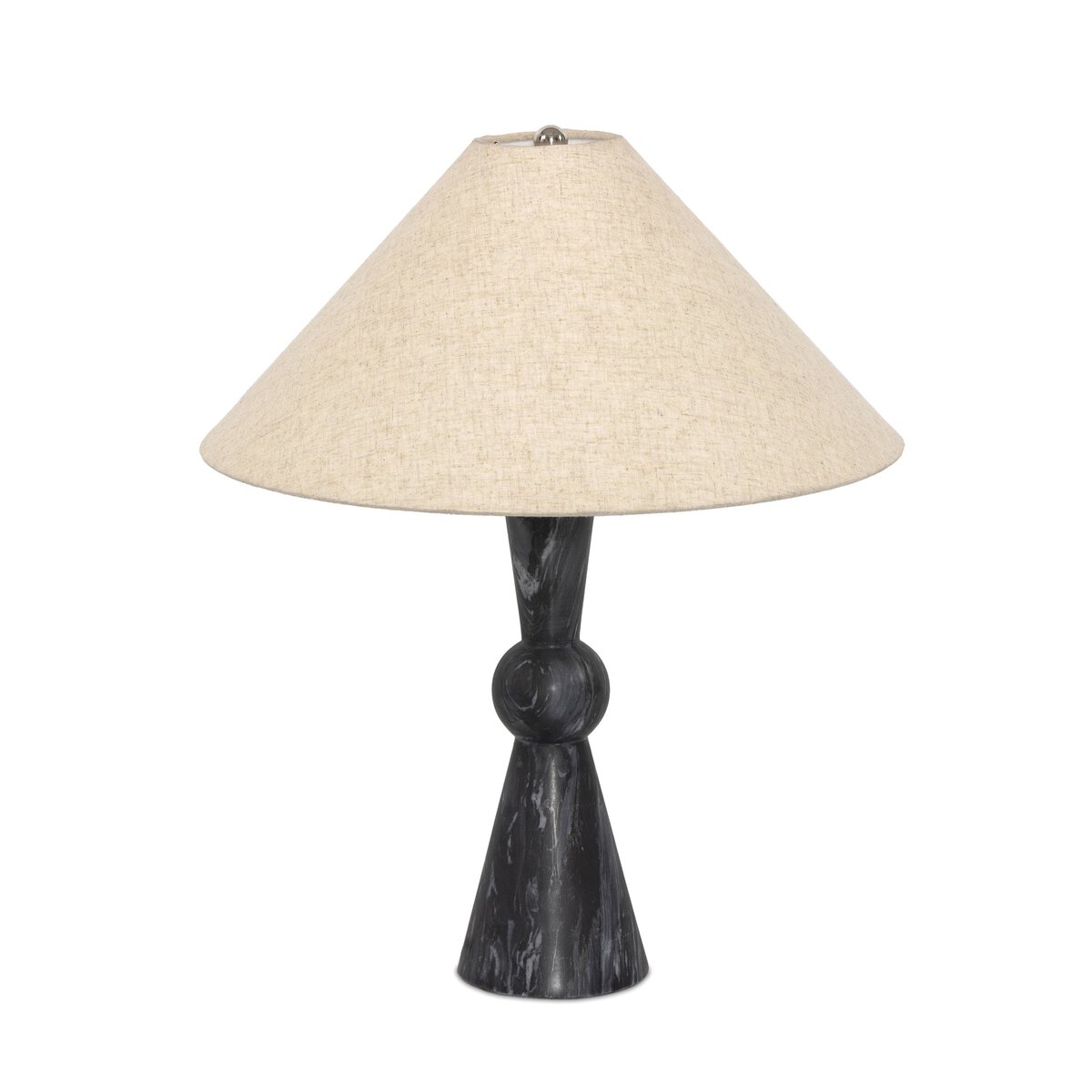 Bibianna Table Lamp Black Italian Marble Four Hands