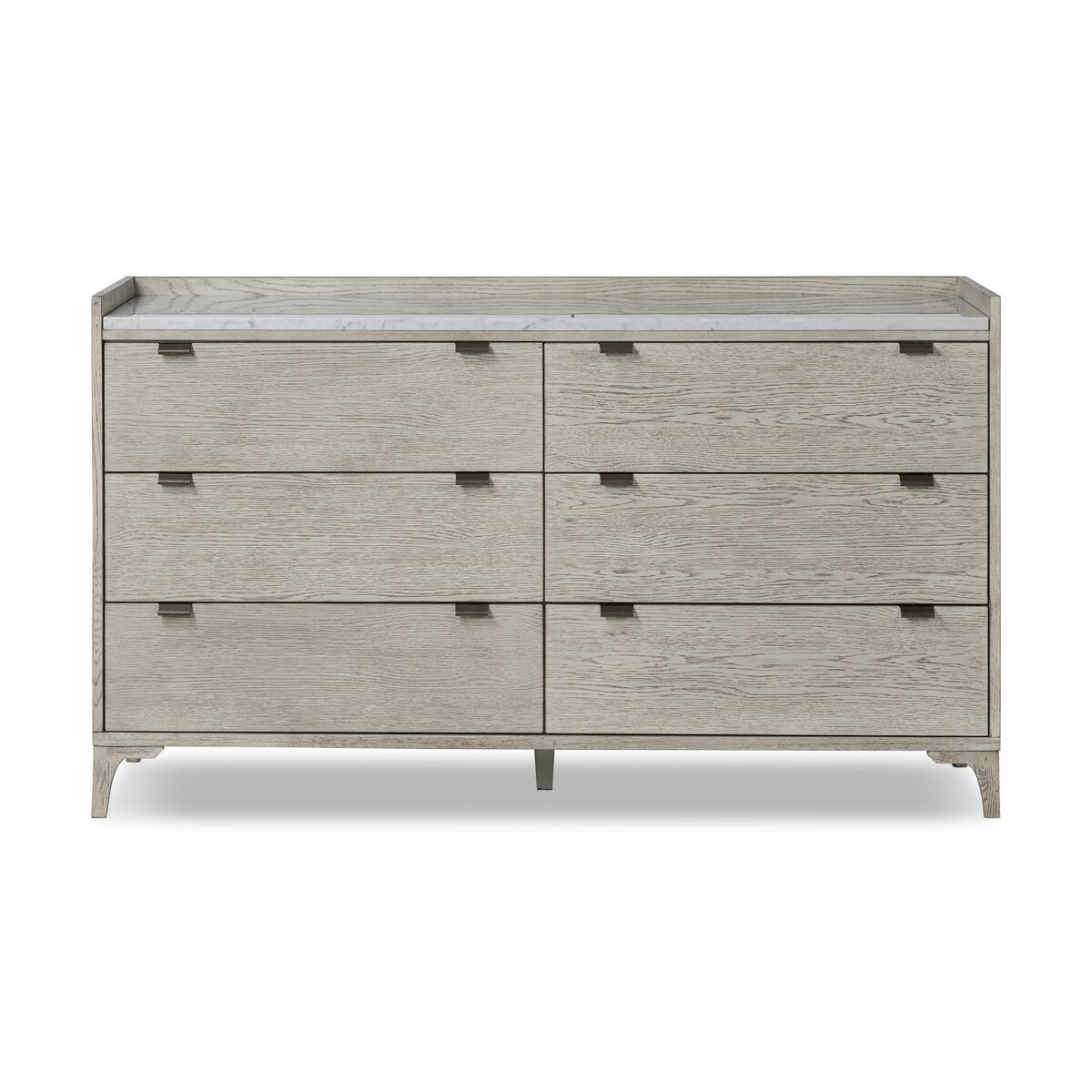 Viggo 6 Drawer Dresser Vintage White Oak Four Hands