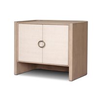 Kiran Nightstand Sandy Oak Veneer Four Hands