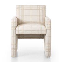 Kima Dining Chair Sheffield Ivory Four Hands