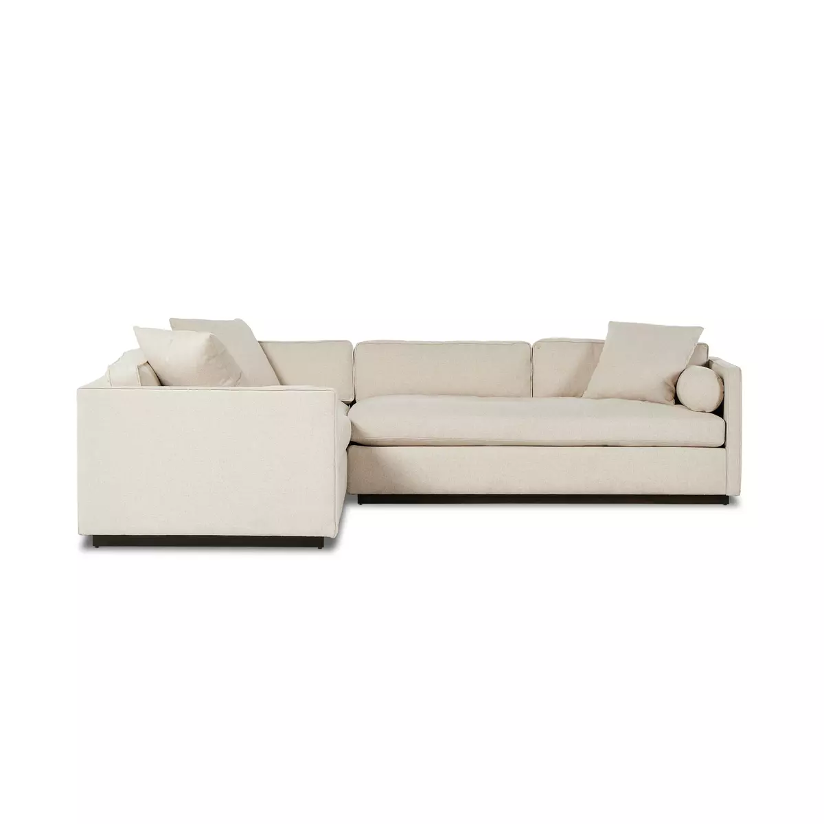 Fusion Furniture 28 WENDY LINEN 1x28-29 WENDY LINEN+1x28-26R WENDY LINEN+1x28-33L  WENDY LINEN Sectional with Chaise, Prime Brothers Furniture