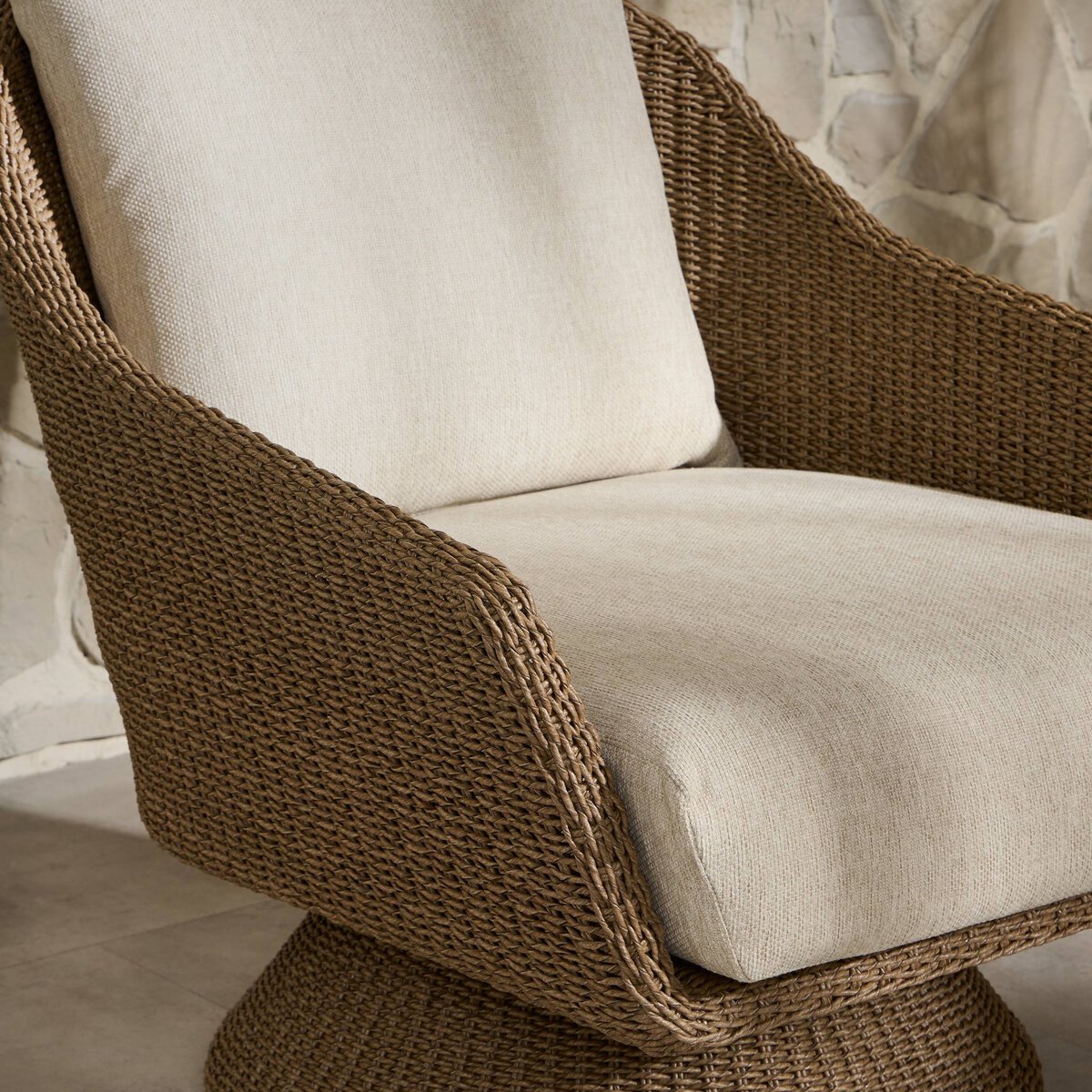 Koe Outdoor Chair Ellor Beige Four Hands