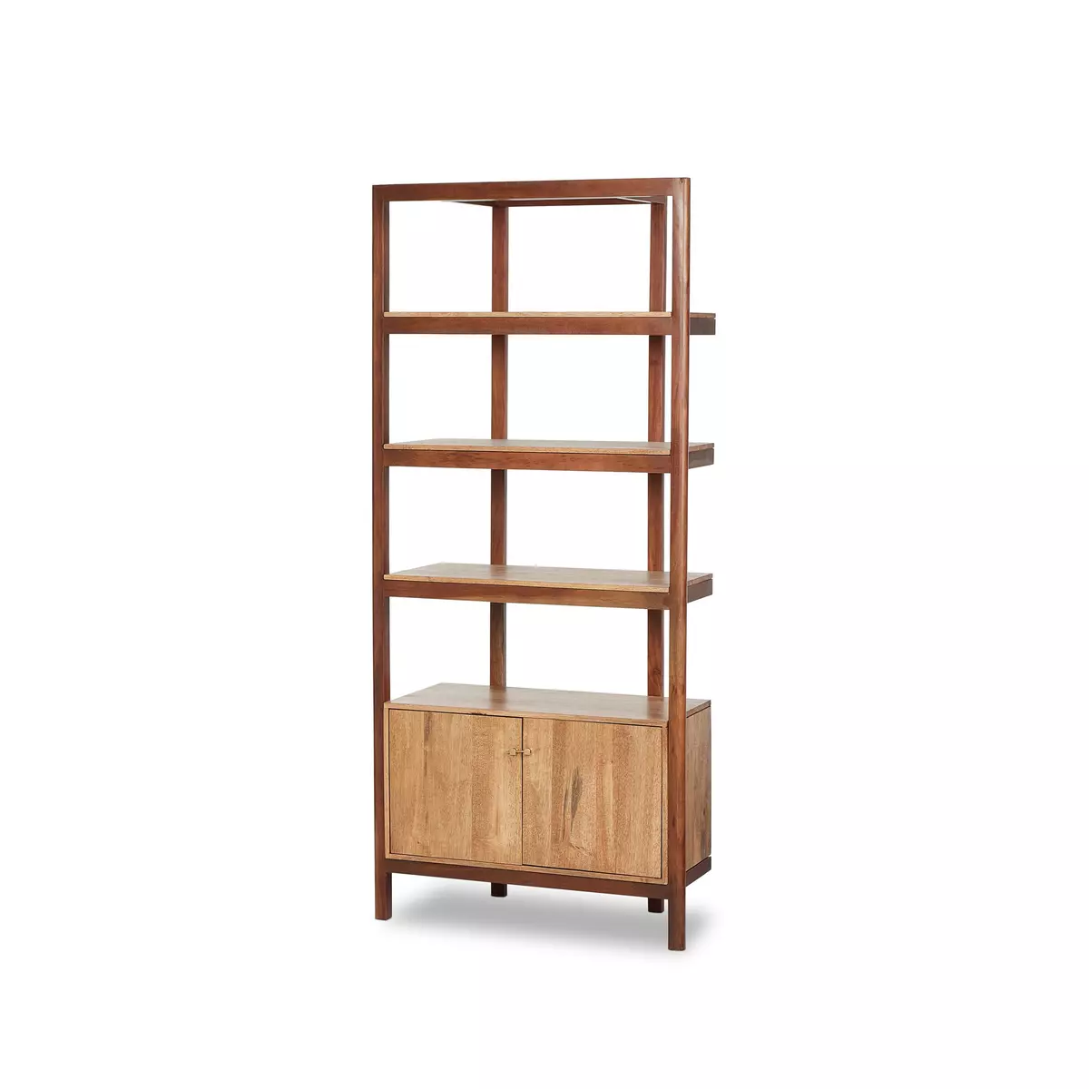 Reza Bookcase Toasted Acacia Four Hands