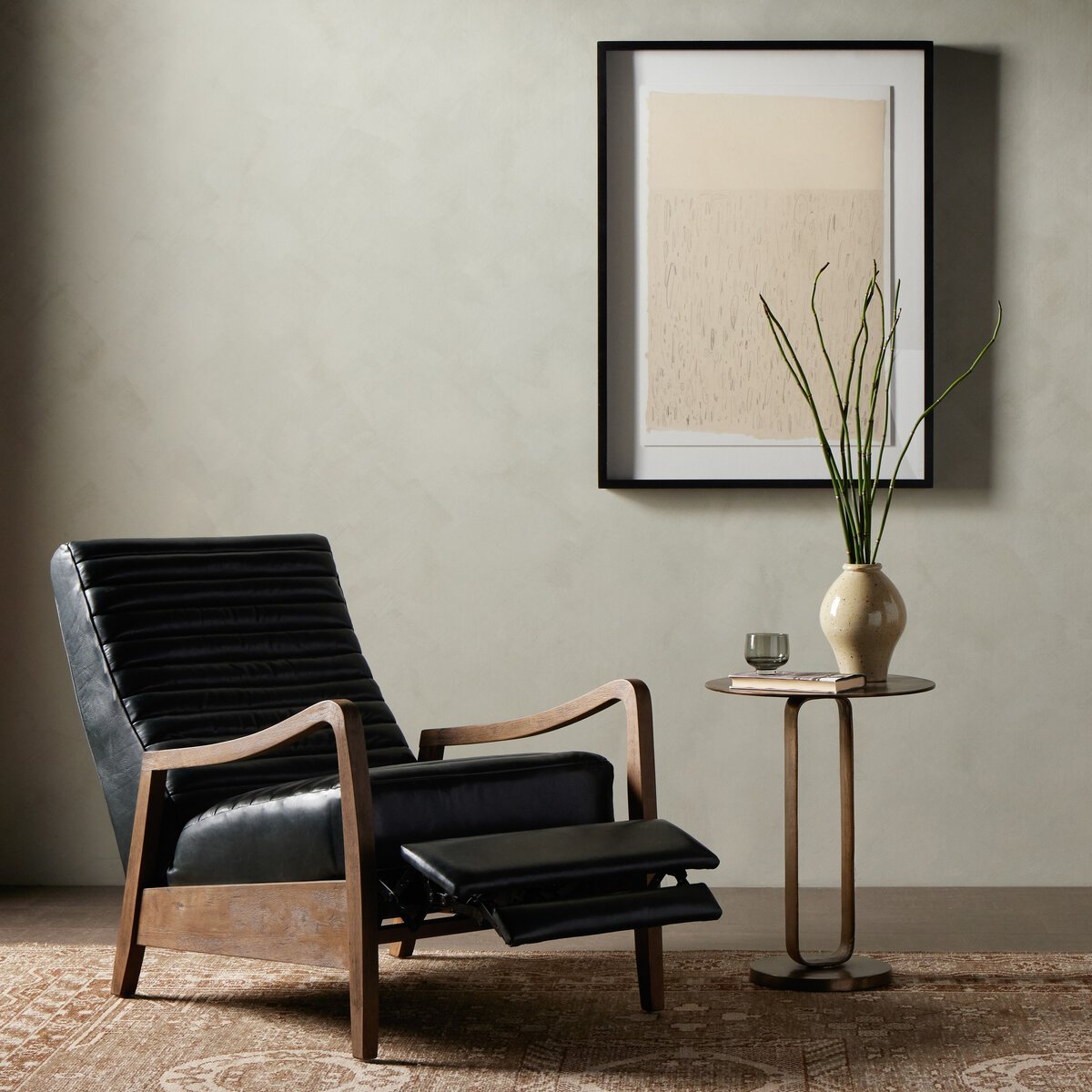 Chance Recliner Dakota Black Four Hands