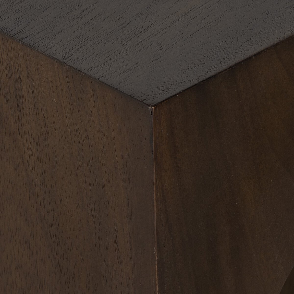 Fausto Console Table Smoked Guanacaste Four Hands