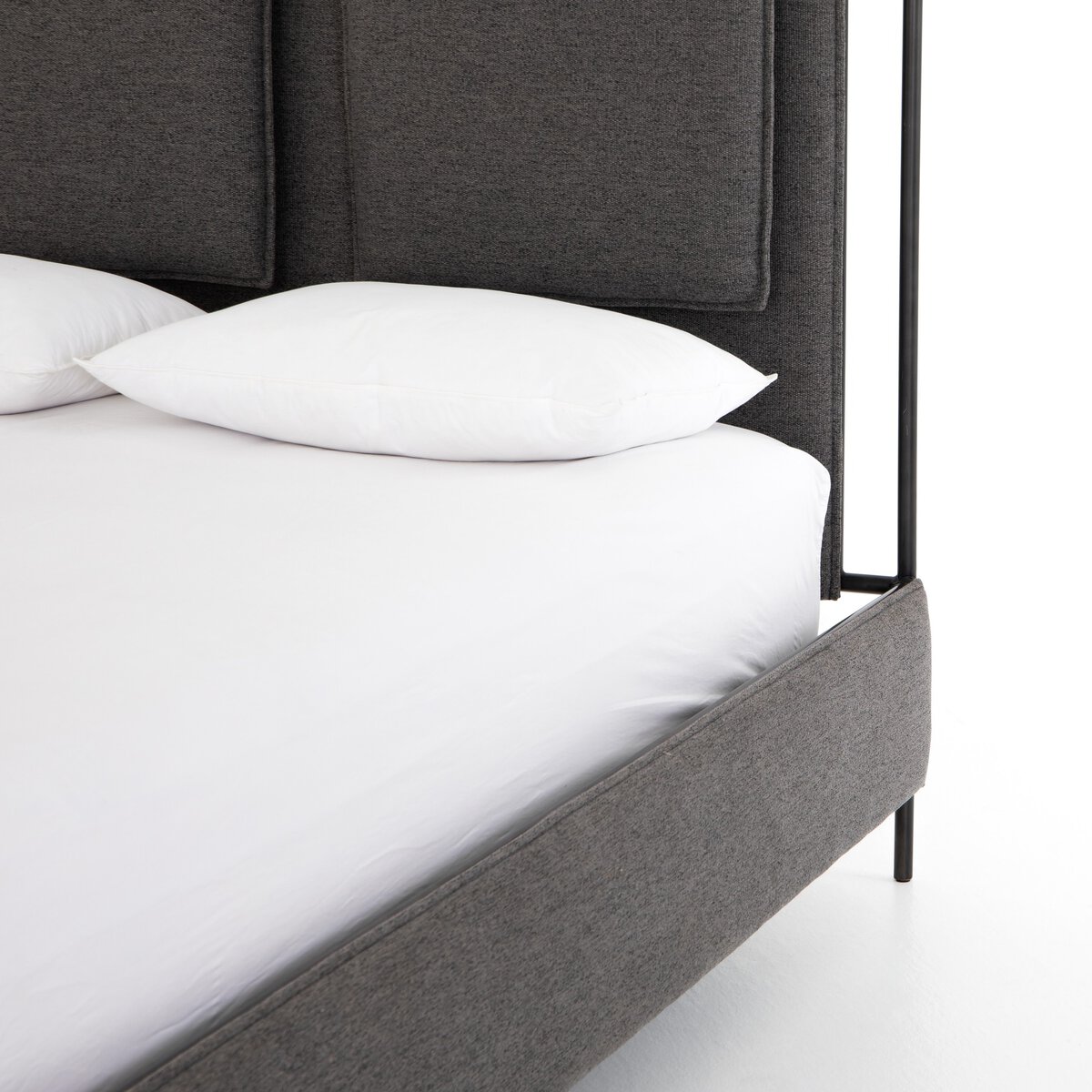 Leigh Upholstered Bed San Remo Ash Four Hands