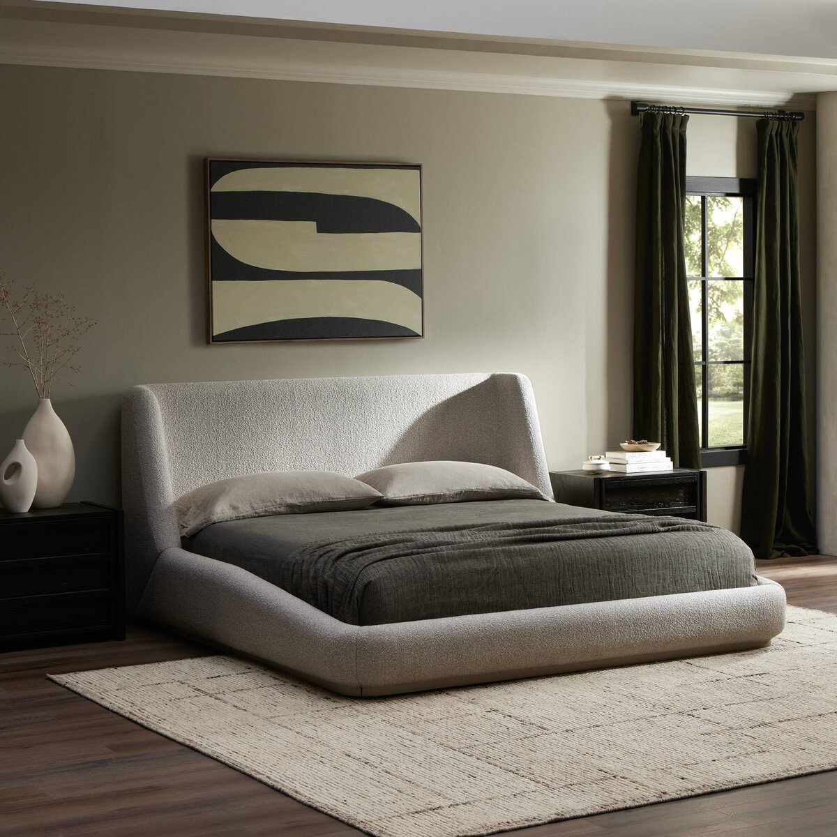 Paloma Bed Sattley Fog Four Hands