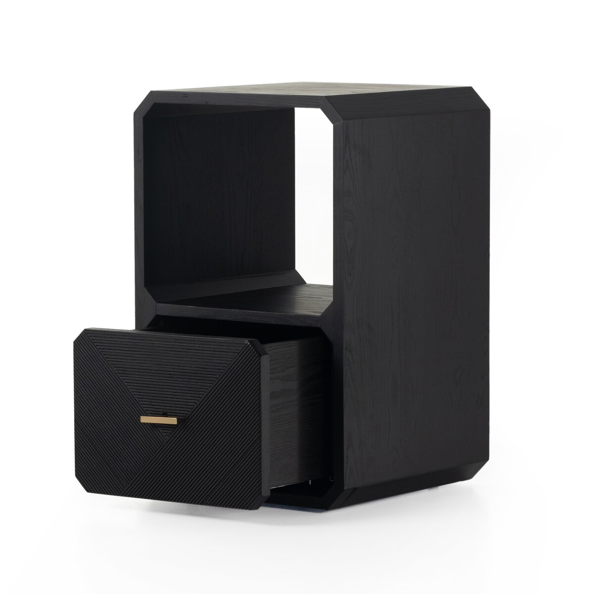 Alessio Sideboard Smoked Black Four Hands