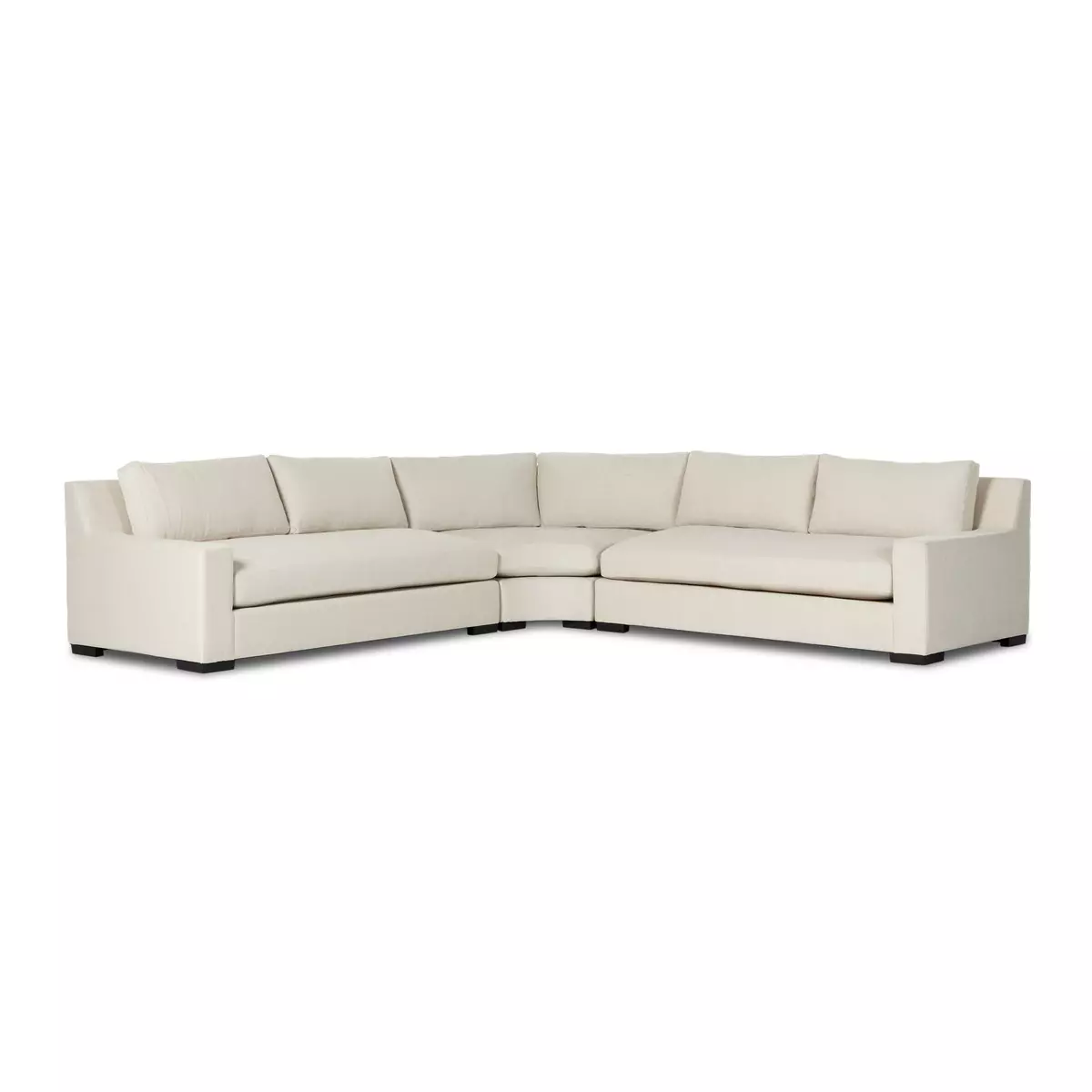 Albany 3Pc Sectional Alcott Fawn Four Hands