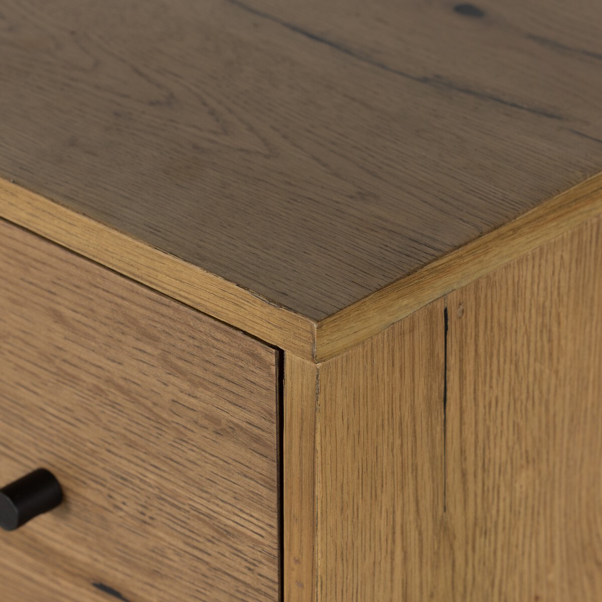 Eaton Nightstand Amber Oak Resin Four Hands