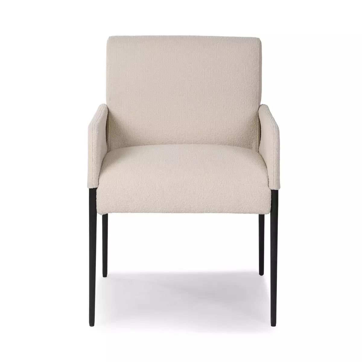 Brickel Dining Armchair Fiqa Boucle Light Taupe Four Hands