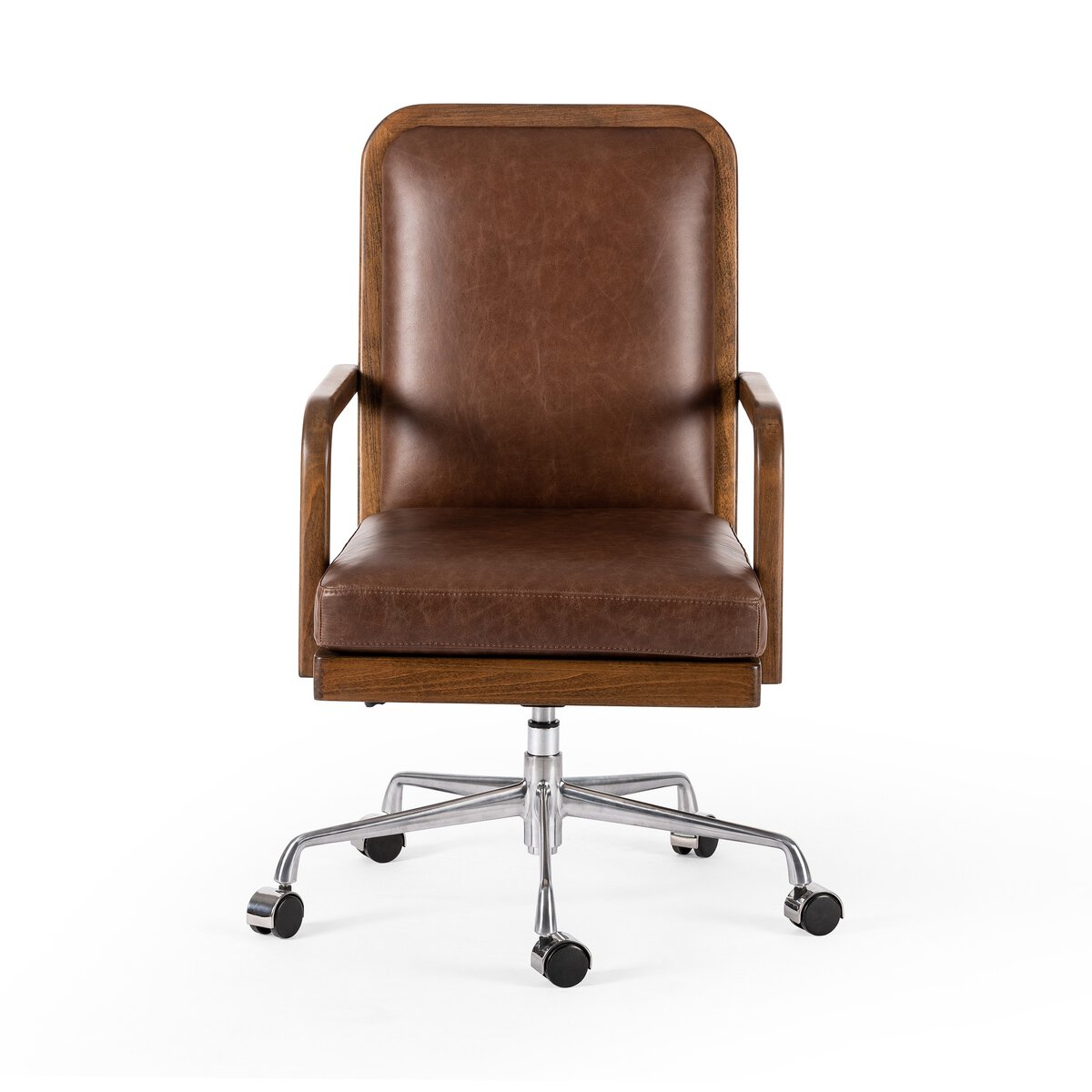 Lacey Desk Chair Havana Brown Four Hands