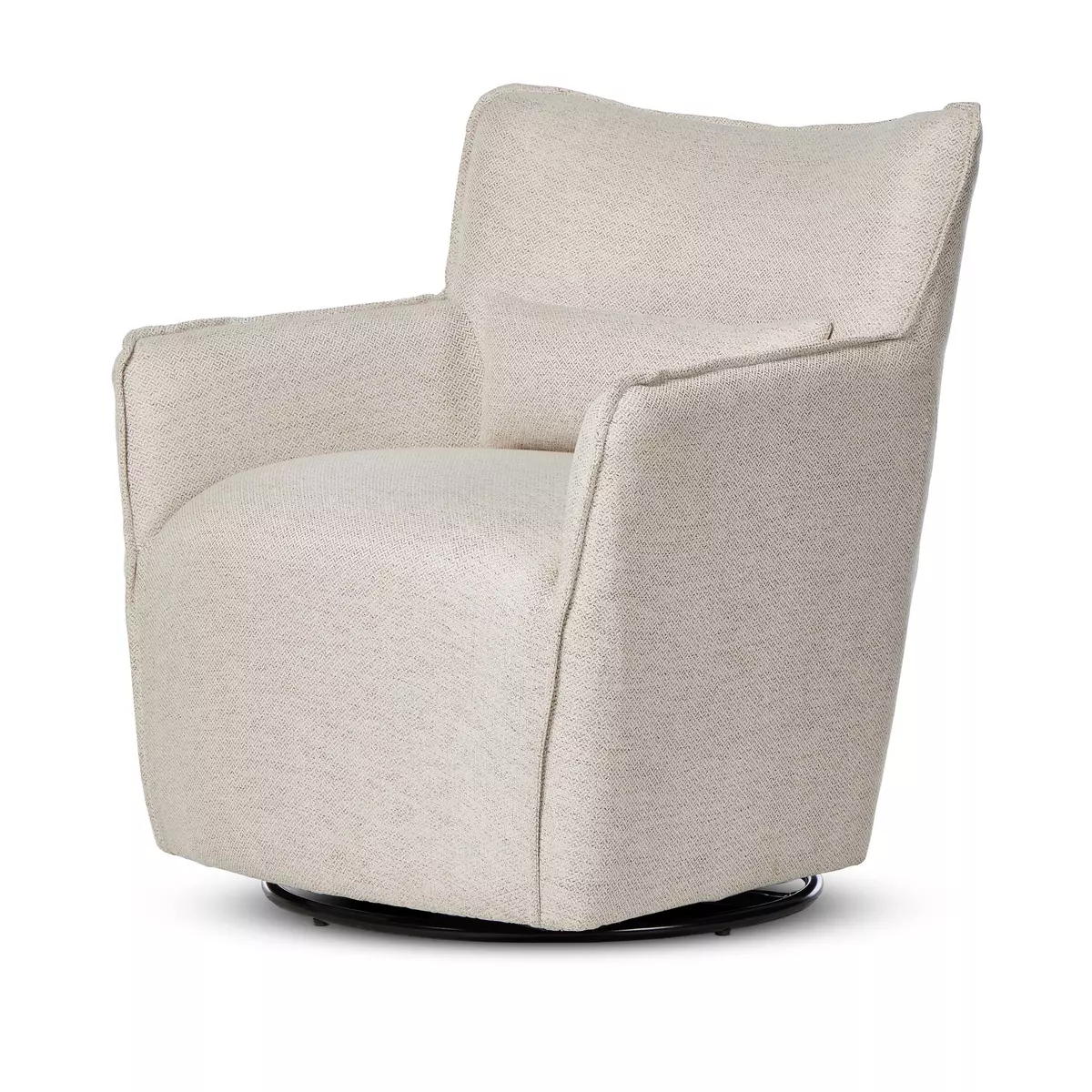 Kimble Swivel Chair Noble Platinum Four Hands