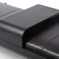 Fawkes Bench Sonoma Black Four Hands
