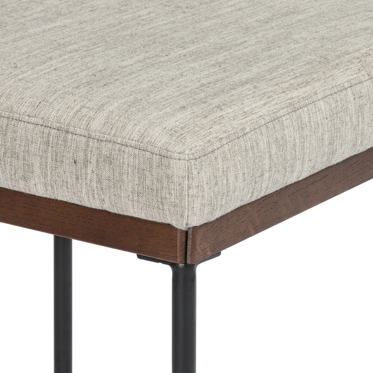 Benton Bar + Counter Stool Savile Flannel Four Hands