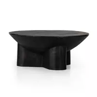 Sante Coffee Table Raw Black Four Hands