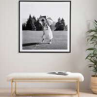 Golfing Hepburn by Getty Images Black 2.5 Maple Four Hands