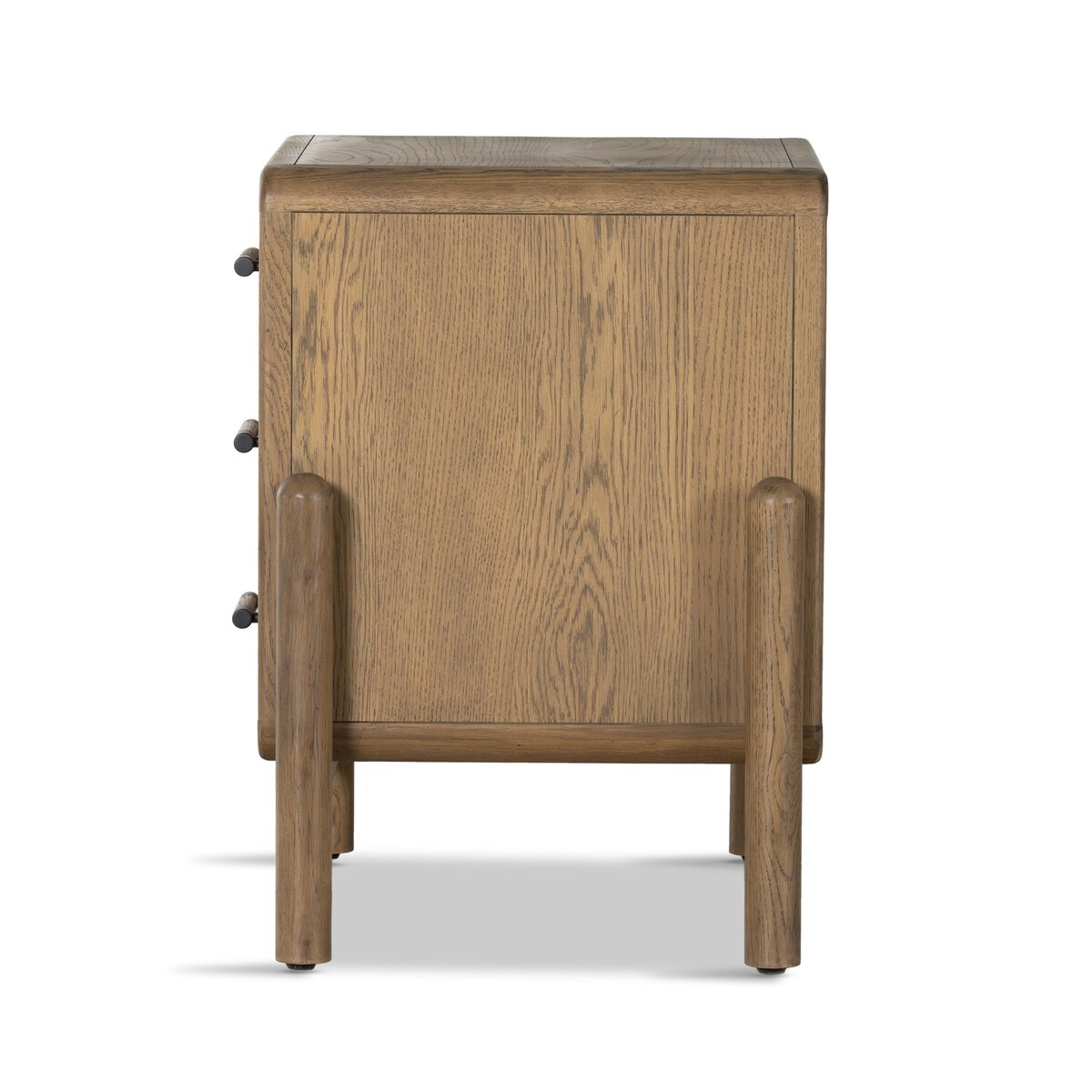 Caroline Nightstand Smoked Oak Veneer Four Hands