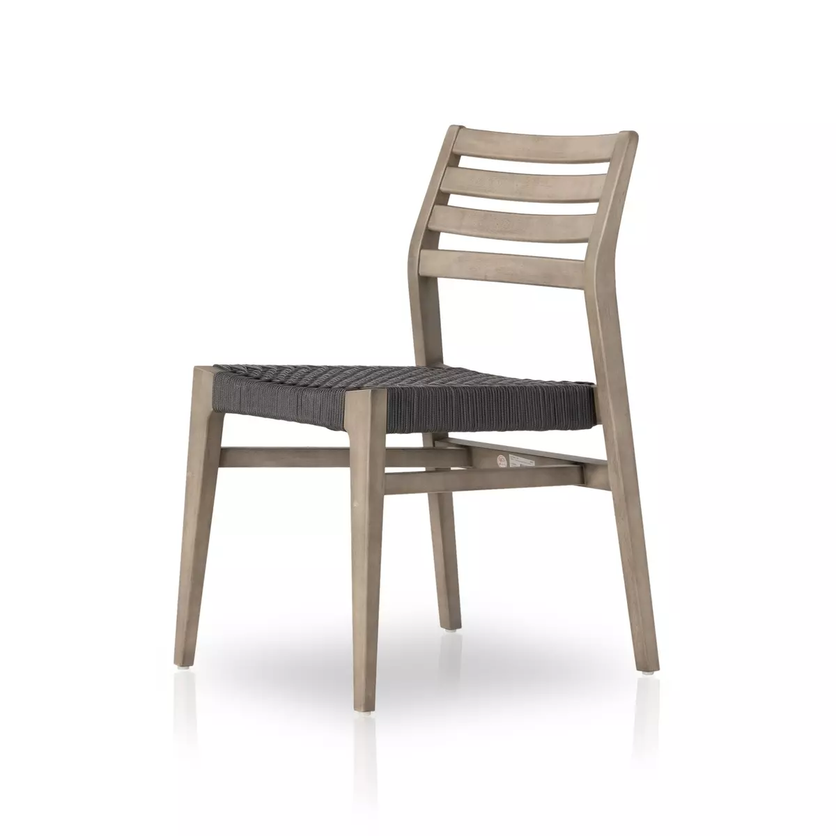 Audra Outdoor Dining Chair Slate Grey Rope Four Hands