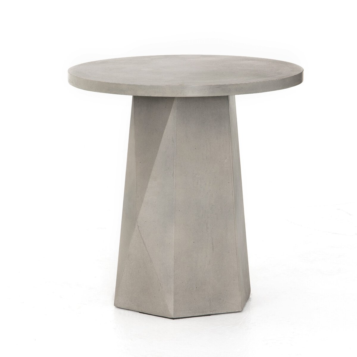 Gray outdoor end table discount
