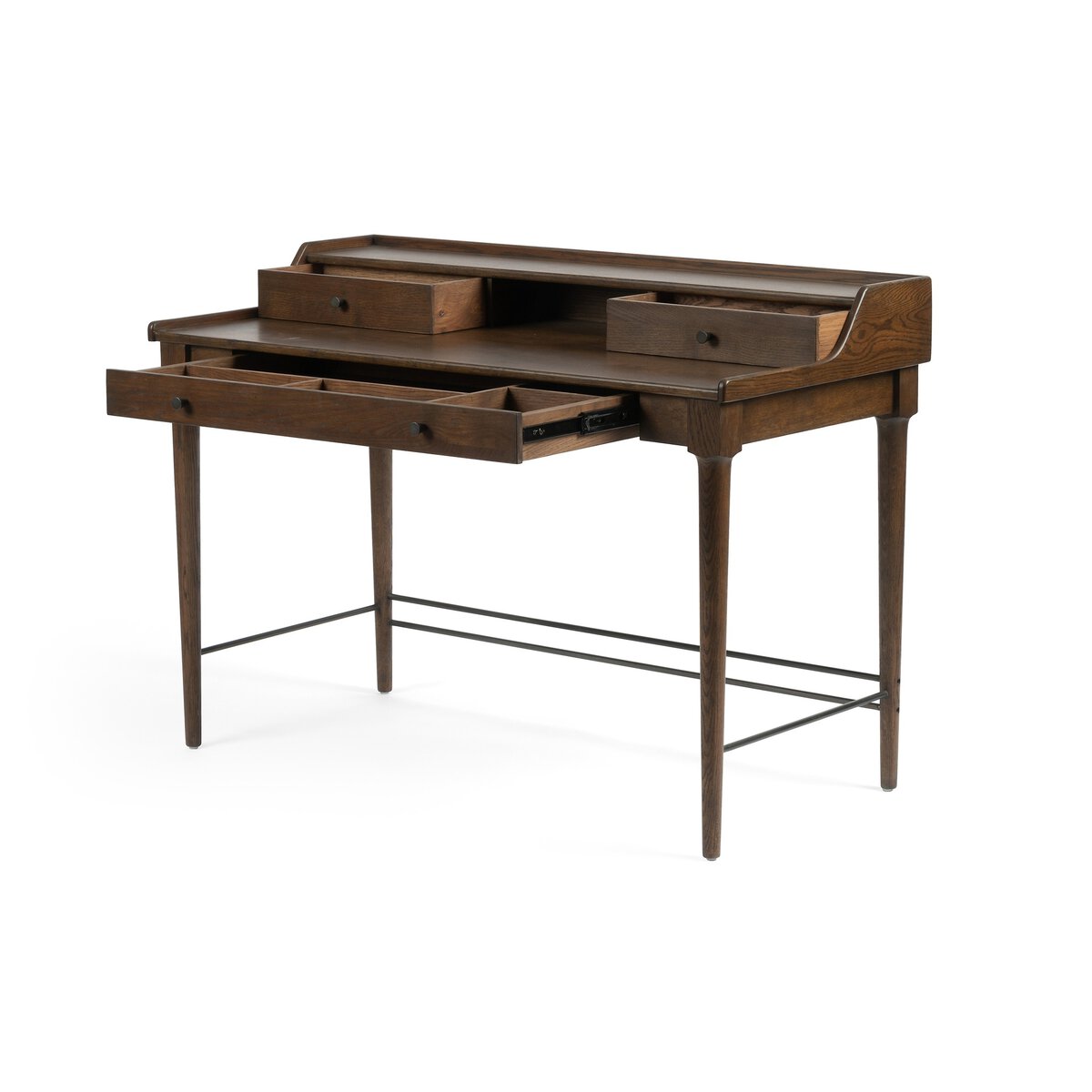 Moreau Desk Dark Toasted Oak Four Hands