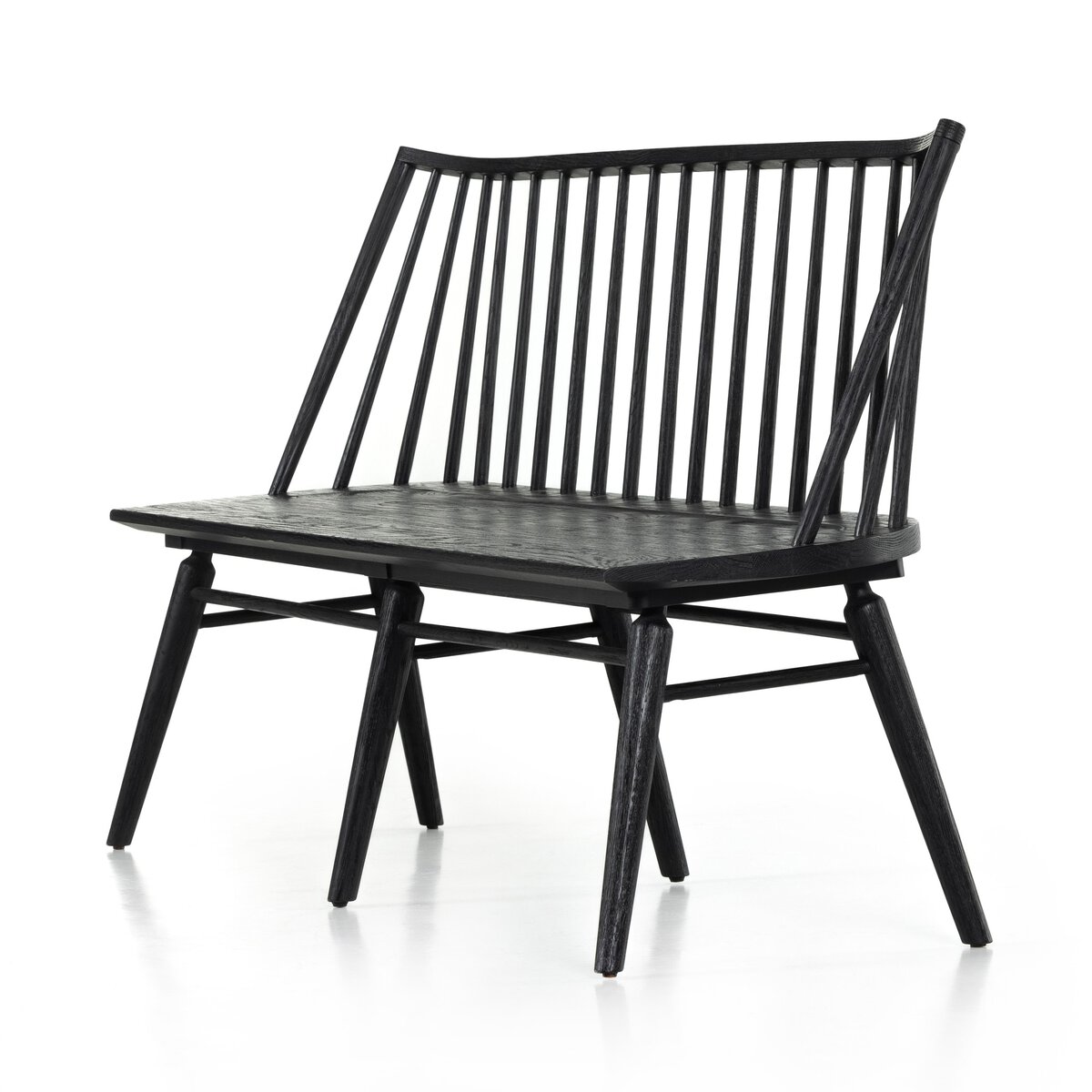 Lewis Dining Bench Black Oak Four Hands