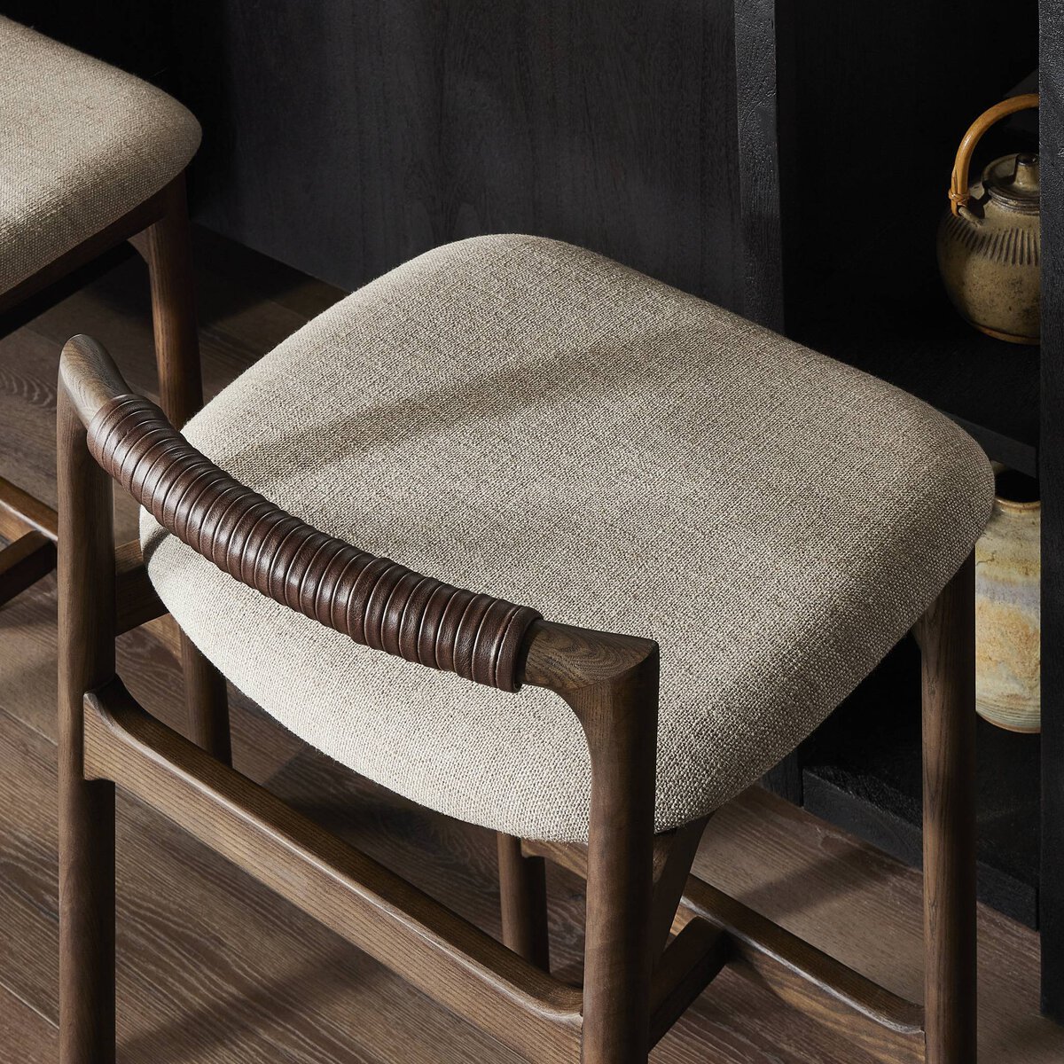 saaya.o！ Baden Bar + Counter Stool Alcala Wheat Four Hands