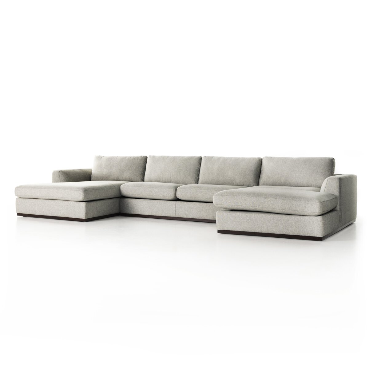 Colt 3-Piece U Sectional Aldred Silver Four Hands