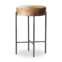 Nocona Bar + Counter Stool Speckled Hide Four Hands