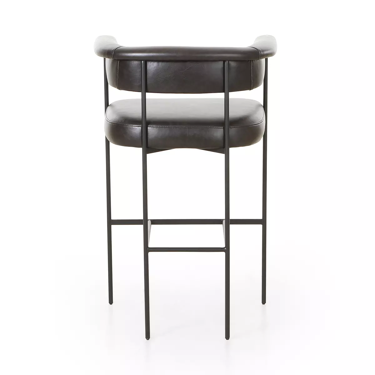 Carrie Bar Counter Stool Sonoma Black Four Hands