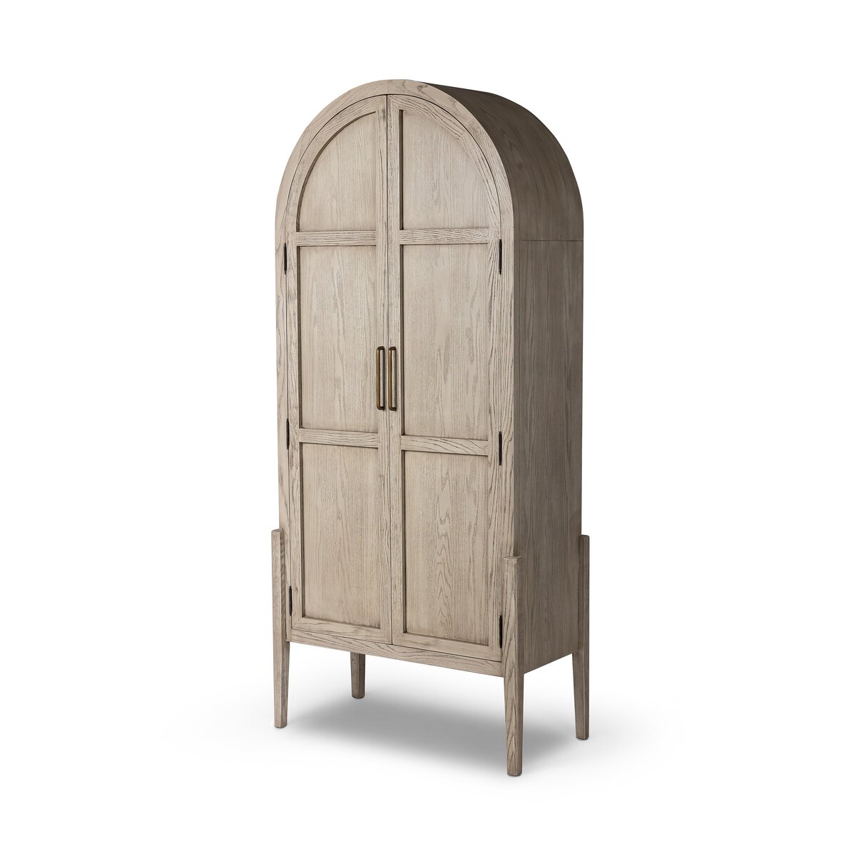 Tolle Panel Door Cabinet Rustic White Solid Four Hands