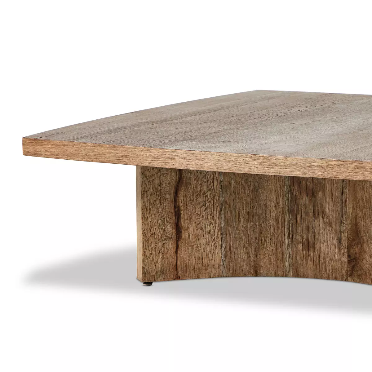 Russian oak online plinth coffee table