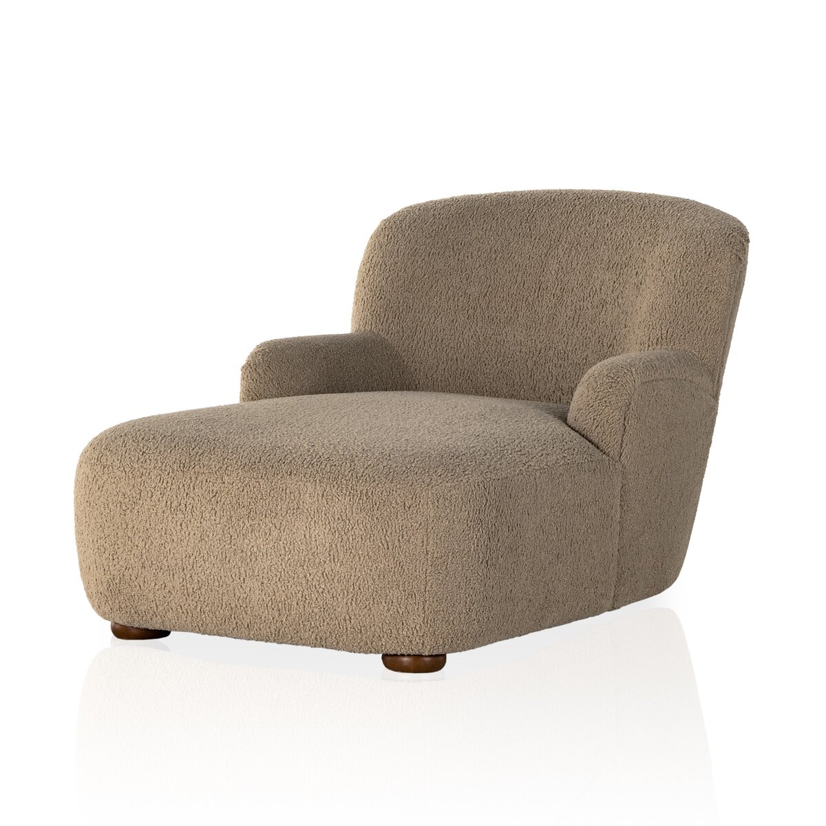 ted stole / beige ヘヨン　HEYON Kadon Chaise Lounge Sheepskin Camel Four Hands