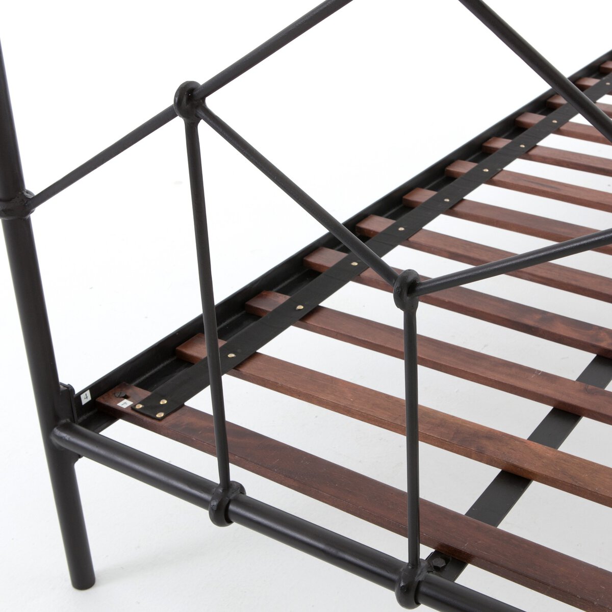 Casey Bed Sandblasted Vintage Black Four Hands
