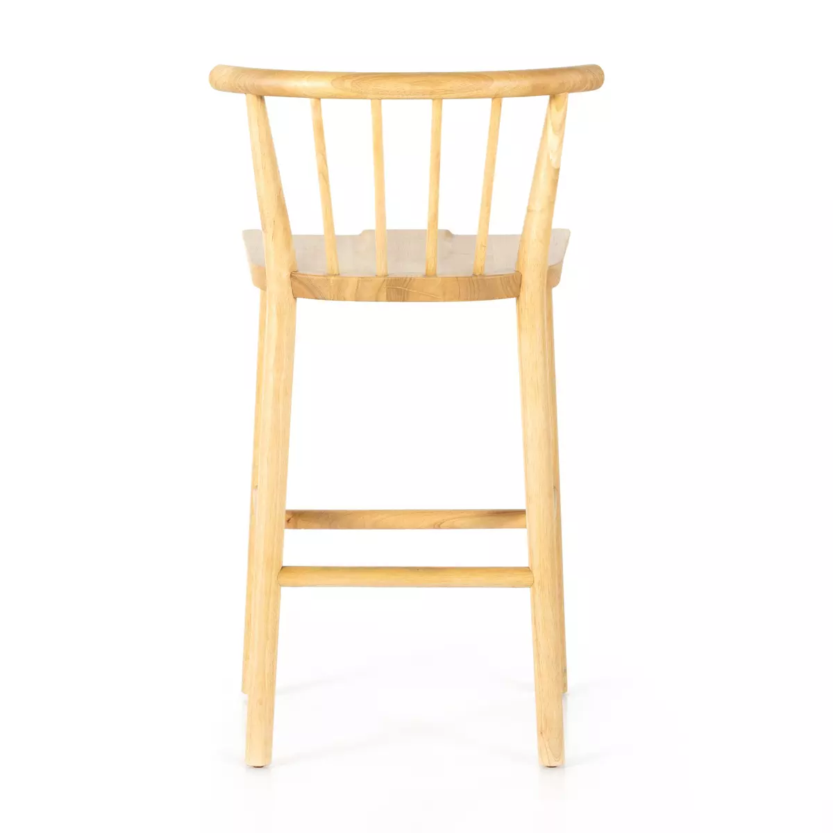 Bunsen Stool Smoked Natural Parawood Four Hands