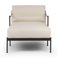 Granger Outdoor Chaise Bombay Flax Four Hands