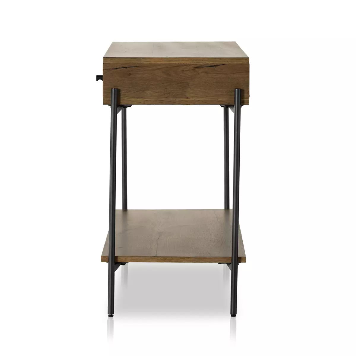 Eaton Console Table Dark Gunmetal Four Hands