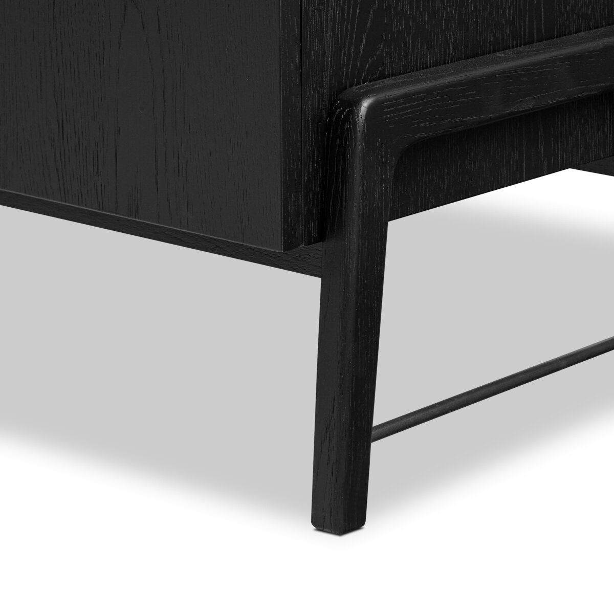 誠実 Oak Ebony Sideboard Rosedale Veneer Hands Four バッグ