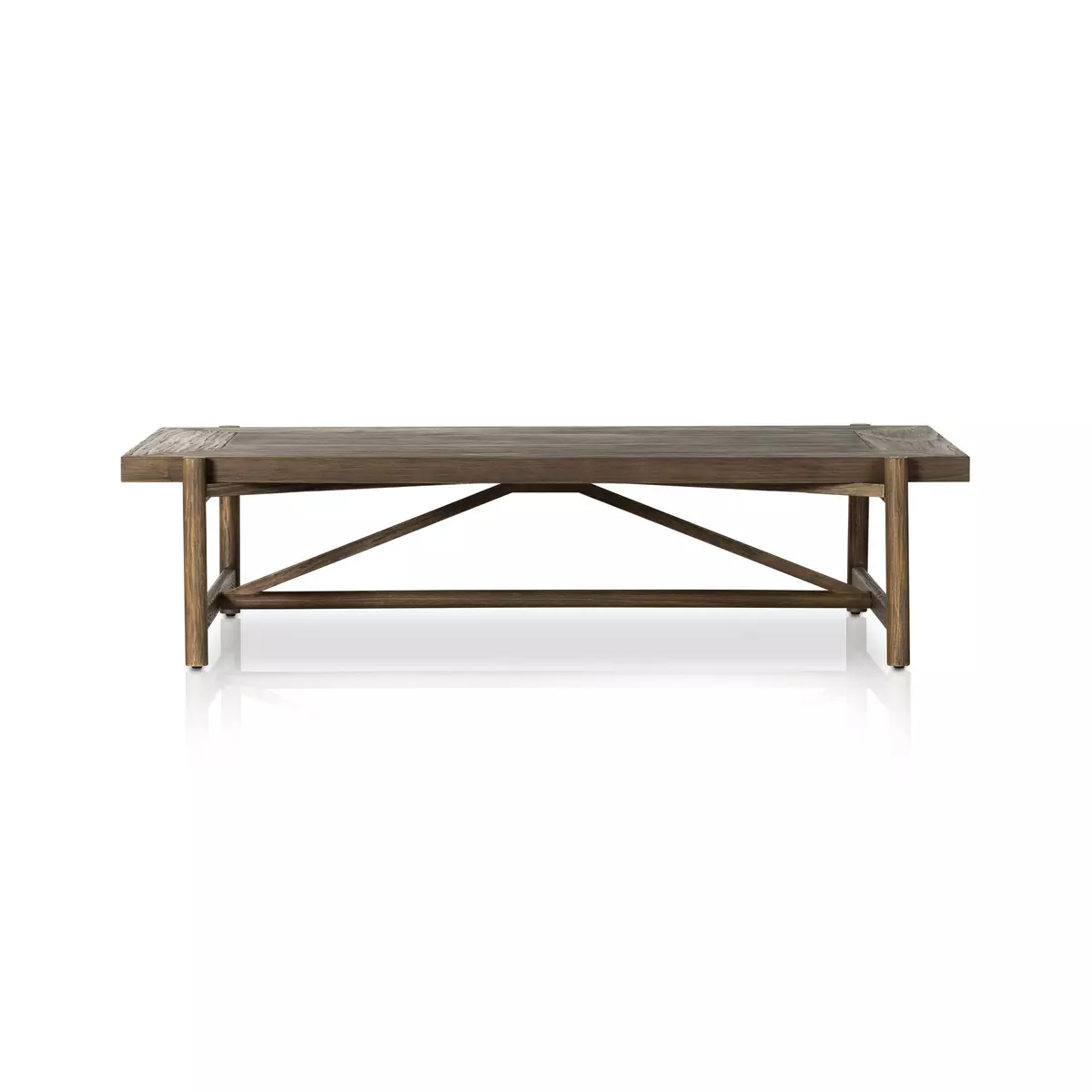 Goldthwaite Coffee Table Sienna Brown Pine Four Hands