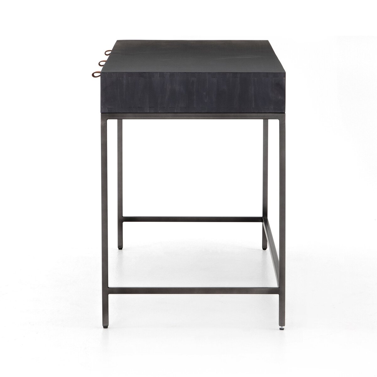 Trey Modular Writing Desk Black Wash Poplar Four Hands