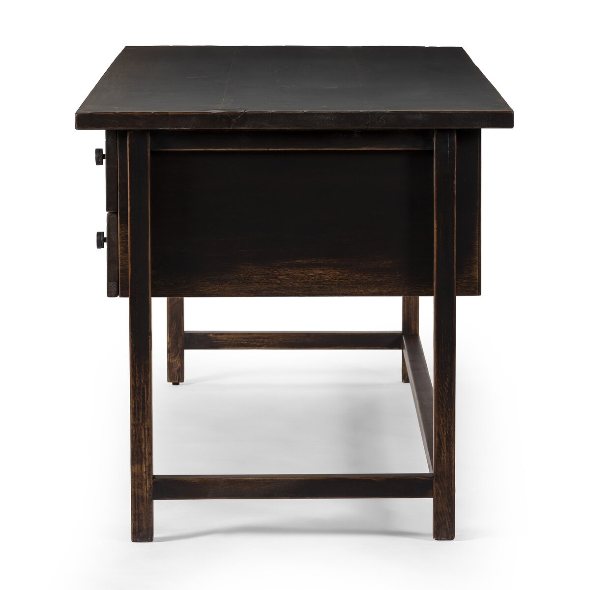 Reign Desk Distressed Walnut Four Hands Reign Desk Distressed Walnut Four Hands